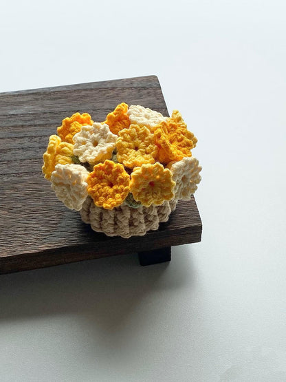 CROCHET PATTERN - Lily of the Valley Coaster Crochet Pattern, Flower Bouquet Plant Coasters ，Instant Digital Download PDF Crochet Pattern