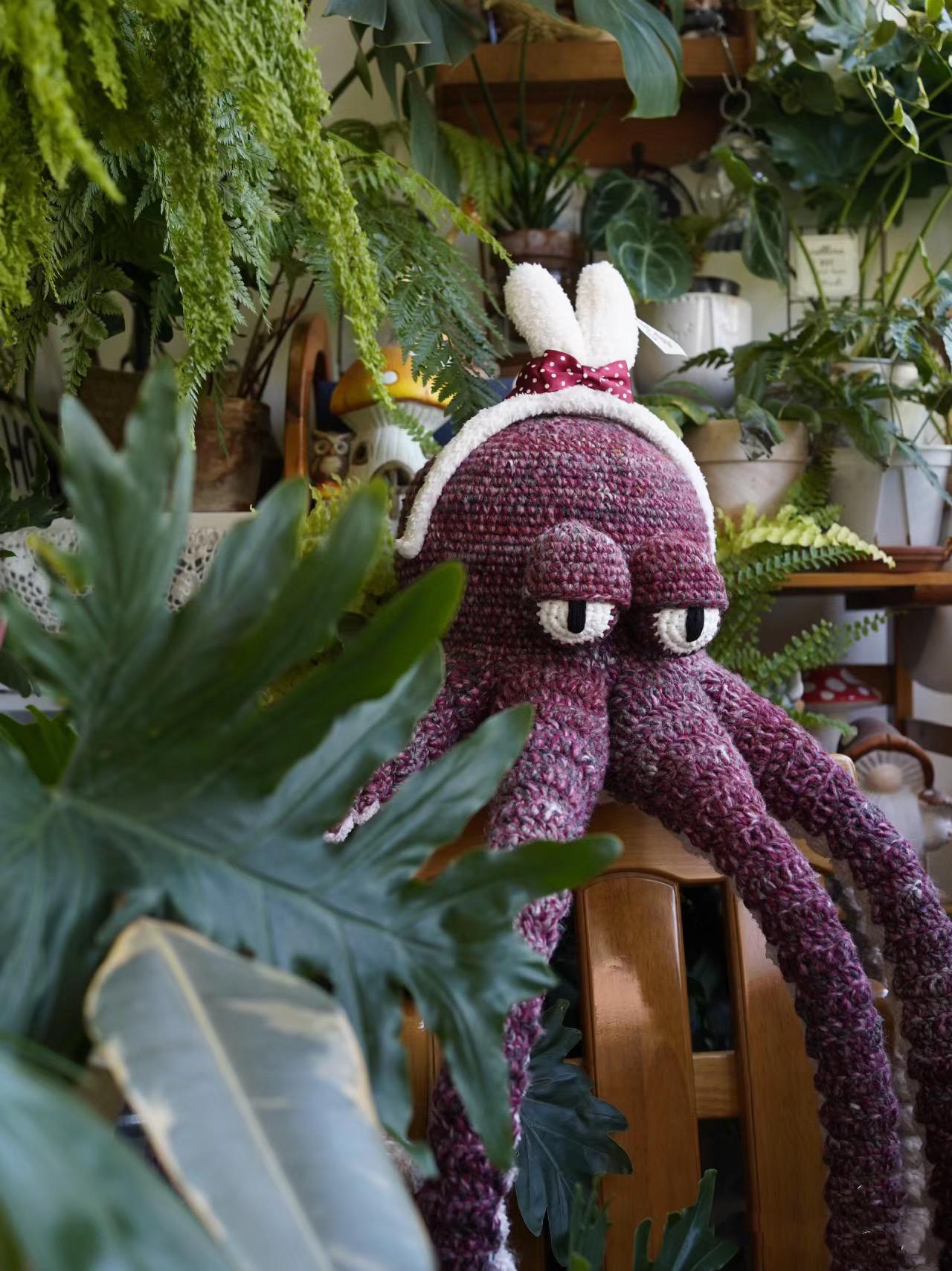 PDF RBF Octopus Amigurumi crochet pattern, handmade for Christmas gifts, special animal crochet,