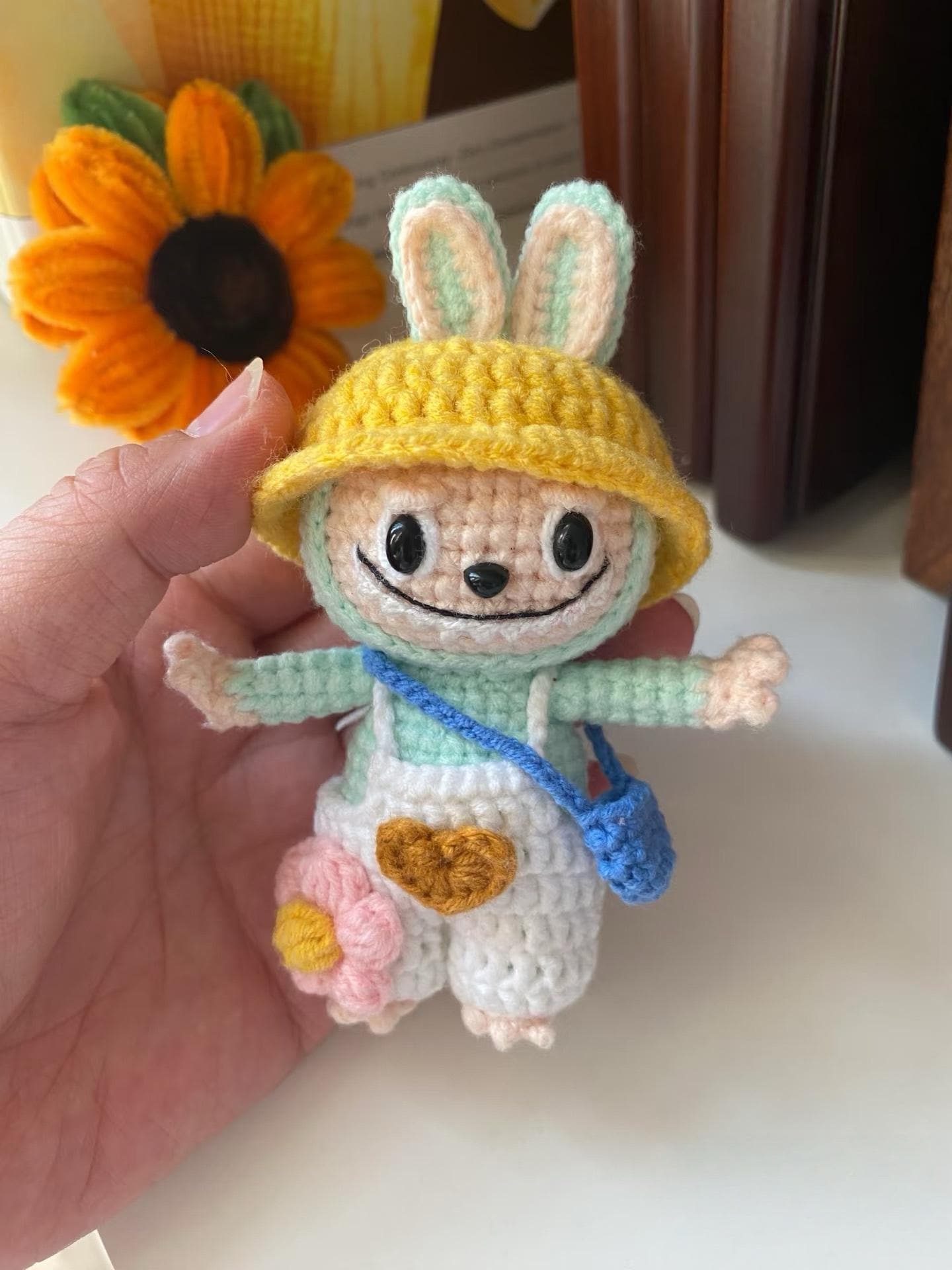 5 in 1 Labubu Doll and Outfits Crochet Pattern PDF · Cute Amigurumi Doll Pattern Bundle · Animal Soft Toy PDF for Labubu Fans and Collectors