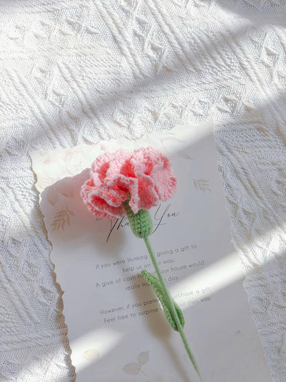 PDF Carnation Flower Crochet Pattern