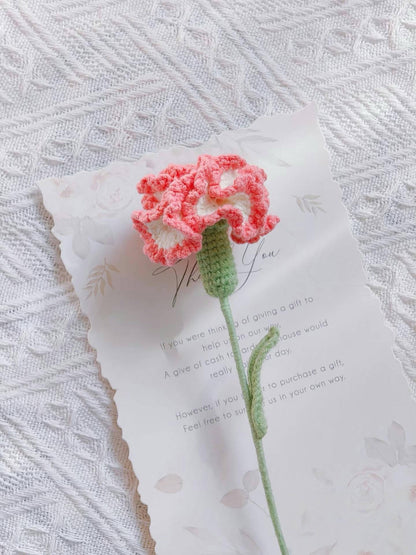 PDF Carnation Flower Crochet Pattern