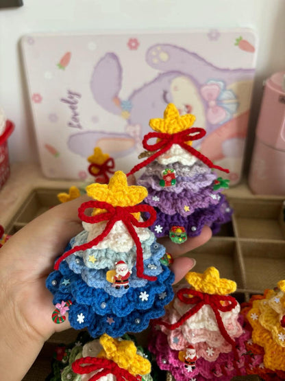PDF Crochet 5-Layer Christmas tree crochet pattern, handmade for Christmas gifts