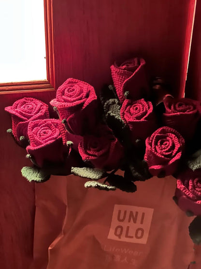 PDF Rose Flower Crochet Pattern