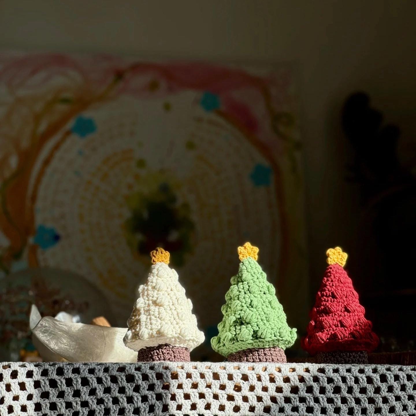 Christmas Lamp Cover Tree Crochet Pattern – Holiday PDF Decor | DIY Ornament | Handmade Gift for Home Decoration, Christmas gift
