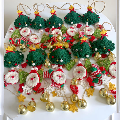 2 in 1 Crochet Pattern Christmas Hanging Ornament, Car Charm or Home Decor PDF, DIY Holiday Decoration, Best Christmas Gift