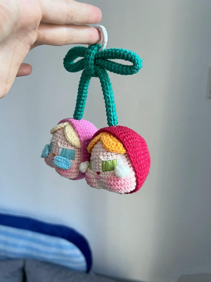 Crybaby Crochet Pattern – Cute Amigurumi Keychain PDF, Emotional Plushie Bag Charm, Kawaii Handmade Gift Idea
