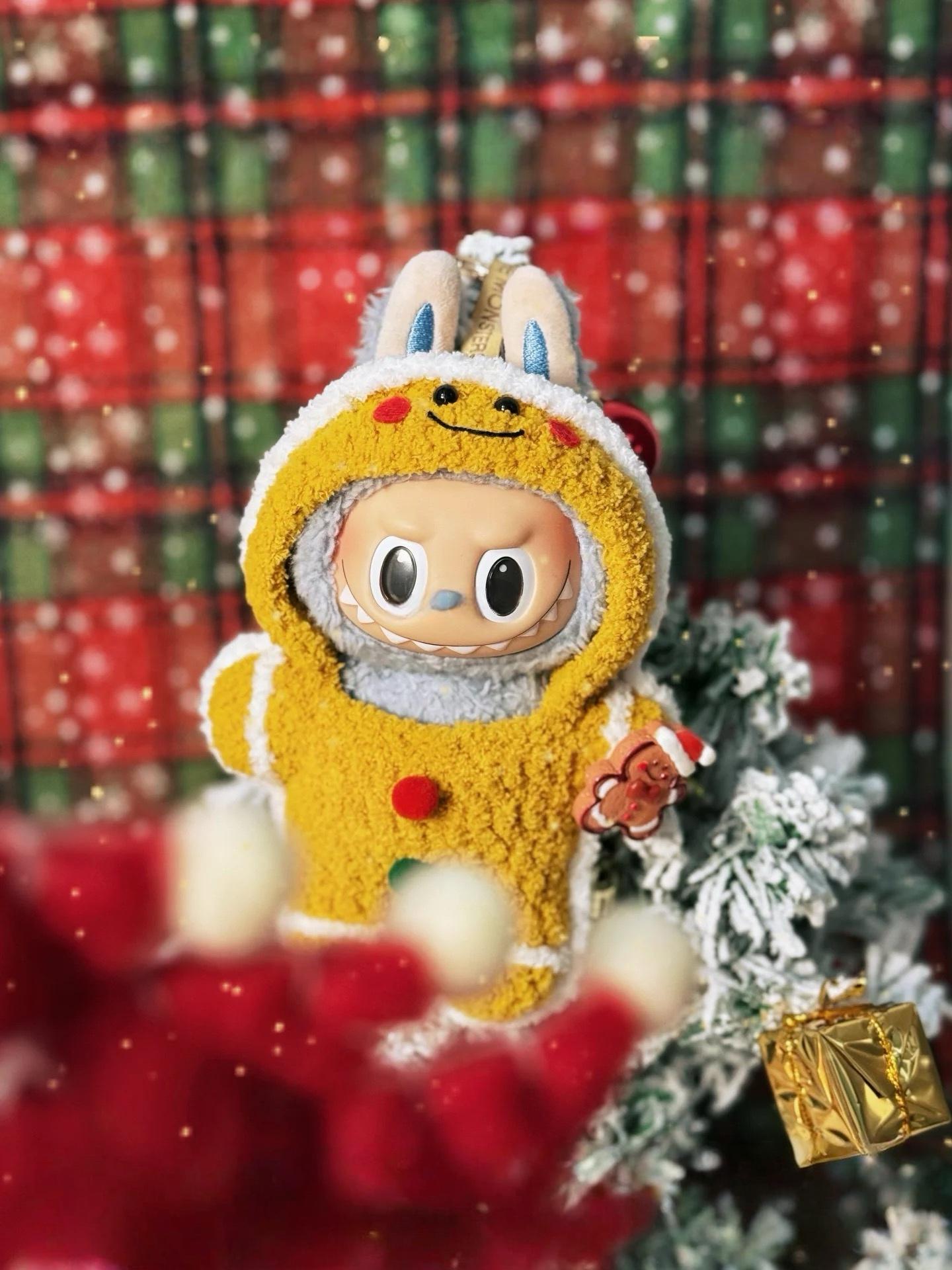 4in1 Labubu Christmas Outfit Crochet Pattern Collection – Snowman, Reindeer, Tree & Gingerbread Suit – Holiday  Gift , Fits Labubu Gen 1/2/3