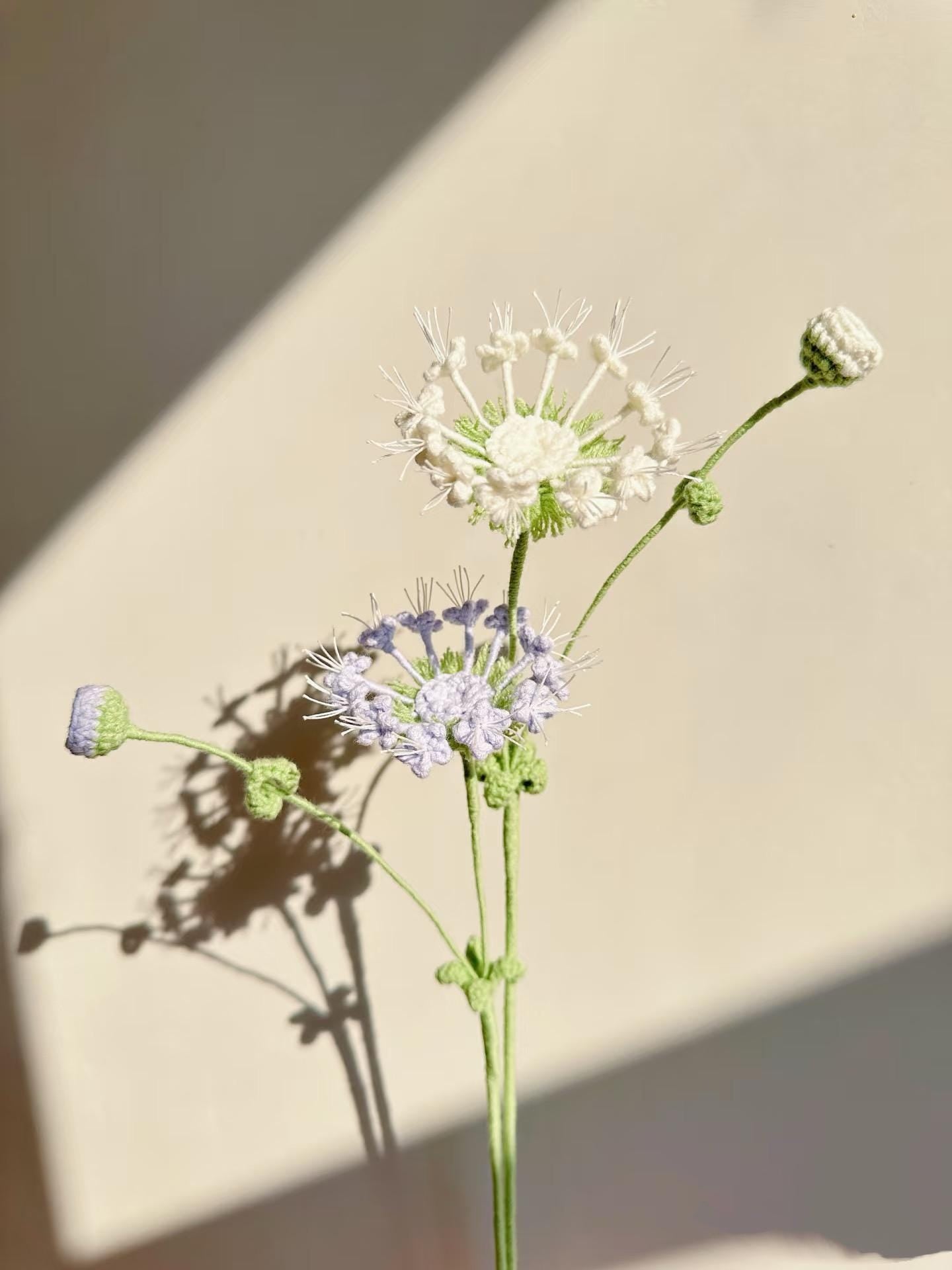 PDF Blue Lace Flower Crochet Pattern