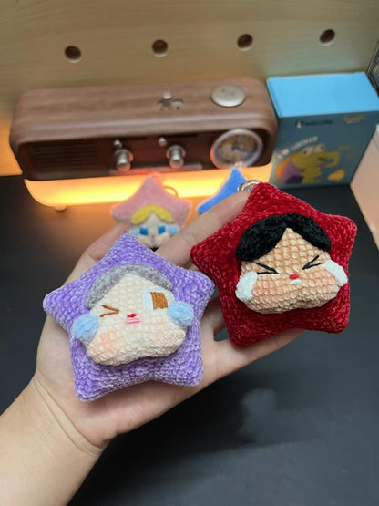 Crochet Pattern Amigurumi Star Crybaby, Cute Plush Doll PDF, DIY Toy Tutorial, Handmade Gift for Her