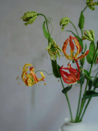 PDF Gloriosa lily Crochet Pattern