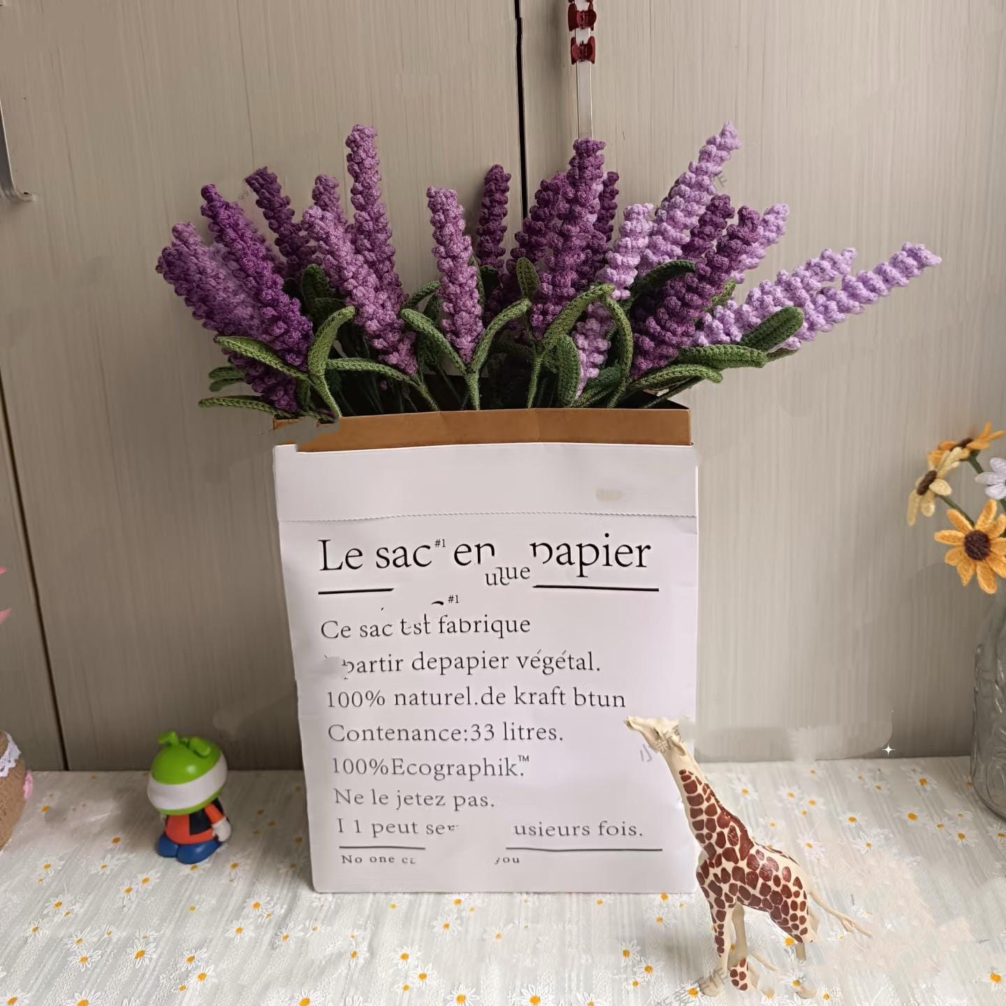 PDF Lavender Bouquet Crochet Pattern