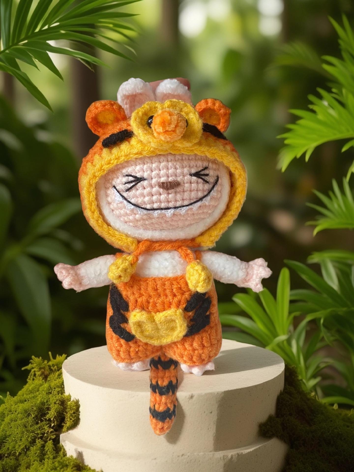 5 in 1 Labubu Doll and Outfits Crochet Pattern PDF · Cute Amigurumi Doll Pattern Bundle · Animal Soft Toy PDF for Labubu Fans and Collectors