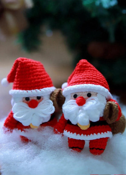 PDF  Christmas crochet pattern, Santa Claus w/Santa Sack, handmade for Christmas gifts,