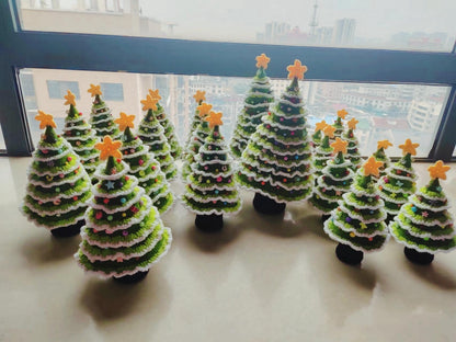 PDF Crochet 7-Layer Christmas tree crochet pattern, handmade for Christmas gifts,