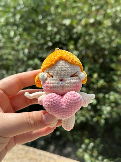Crybaby Angel Doll Crochet Pattern, Cute Heart Plush Amigurumi, PDF Tutorial – Cute Amigurumi  PDF,  Kawaii Handmade Gift Idea