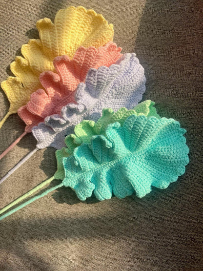 PDF Crochet Pattern, Feather leaves Crochet Pattern