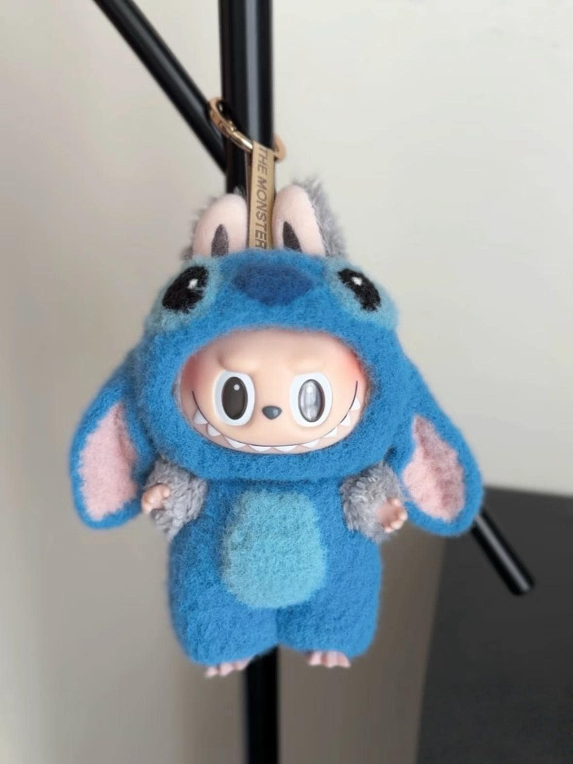 Labubu Blue Alien Crochet Outfit Pattern – Amigurumi Doll Costume PDF – Cute Animal Dress-Up Clothes for Plush Toy – Fits Labubu Gen 1/2/3