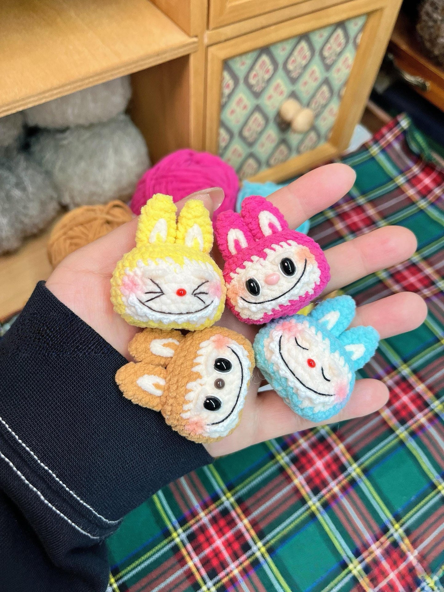 Cute Bunny Crochet Pattern – Sitting Labubu Inspired Amigurumi Plushie, Weird Creepy Sweet Rabbit Toy, Lafufu Style DIY PDF