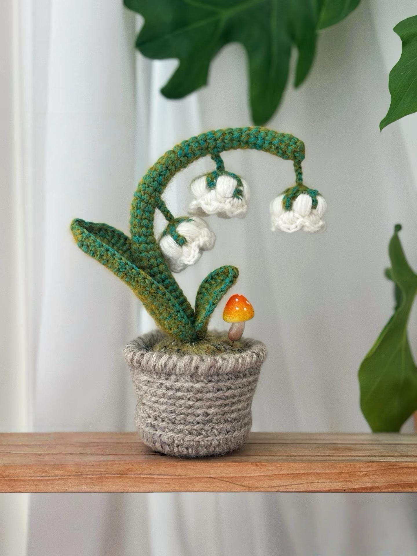 7-in-1 Mini Crochet House Pattern – DIY Cozy Dollhouse Furniture PDF, Sof, Chair, Potted Plant, Bag, Coaster, Amigurumi Room Decor