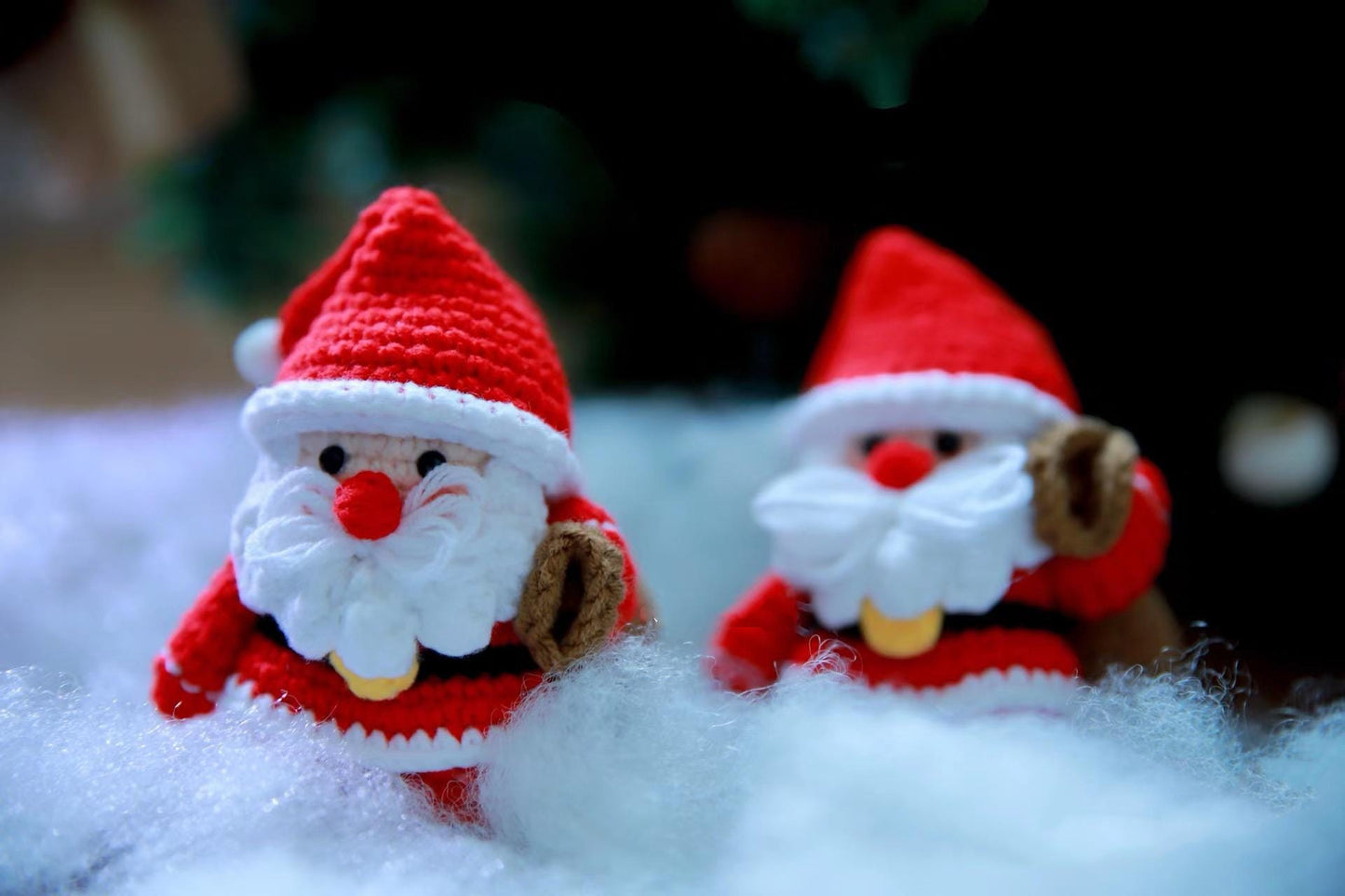 PDF  Christmas crochet pattern, Santa Claus w/Santa Sack, handmade for Christmas gifts,