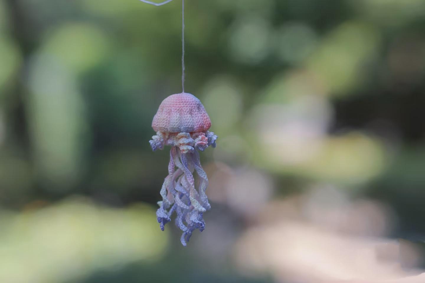 PDF Jellyfish micro crochet Pattern, handmade for Christmas gifts