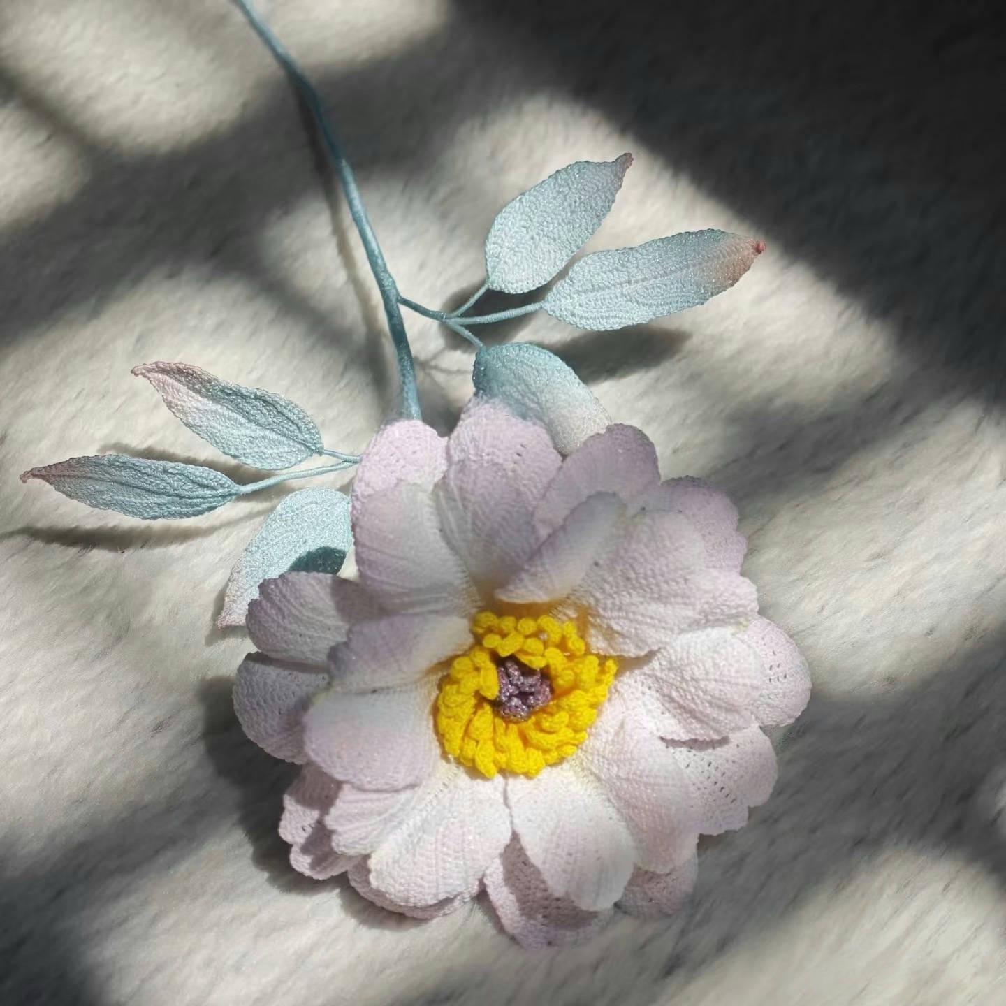 PDF Peony Micro Crochet Pattern