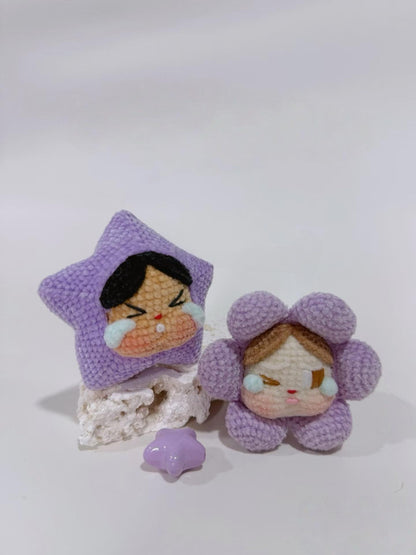 Crochet Pattern Amigurumi Star Crybaby, Cute Plush Doll PDF, DIY Toy Tutorial, Handmade Gift for Her