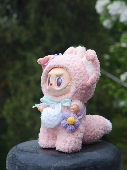 Labubu Fox Outfit Crochet Pattern, Cute Doll Clothes PDF, DIY Animal Costume Tutorial, Handmade Gift for Her, Fits Labubu Gen 1/2/3
