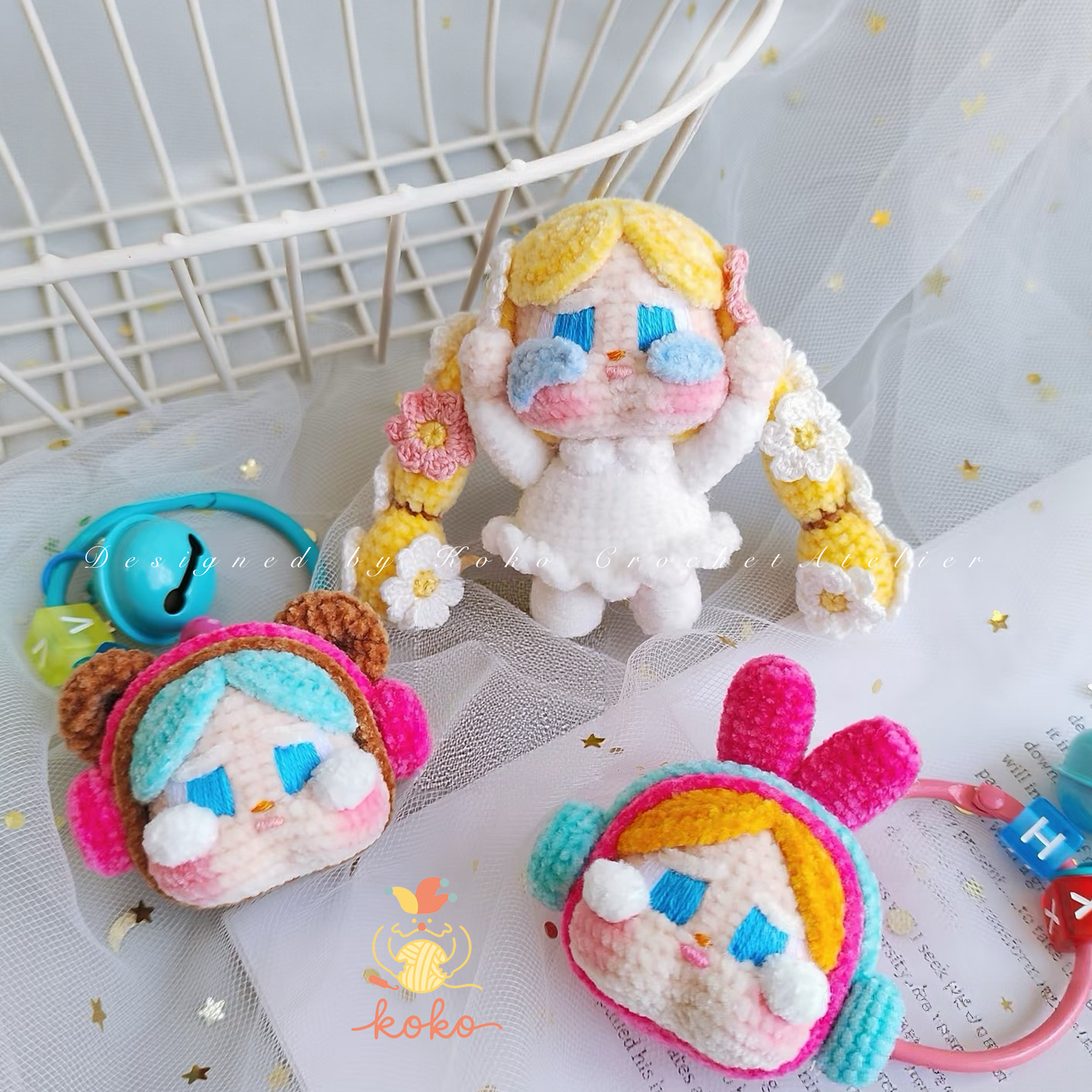 3 in 1 Crochet Pattern Amigurumi Crybaby Doll
