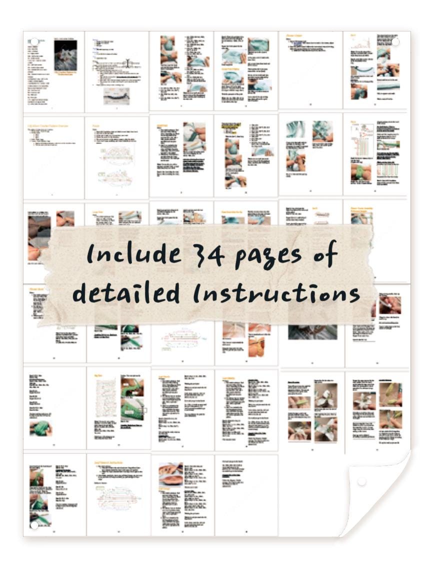 PDF Lily Micro Crochet Pattern