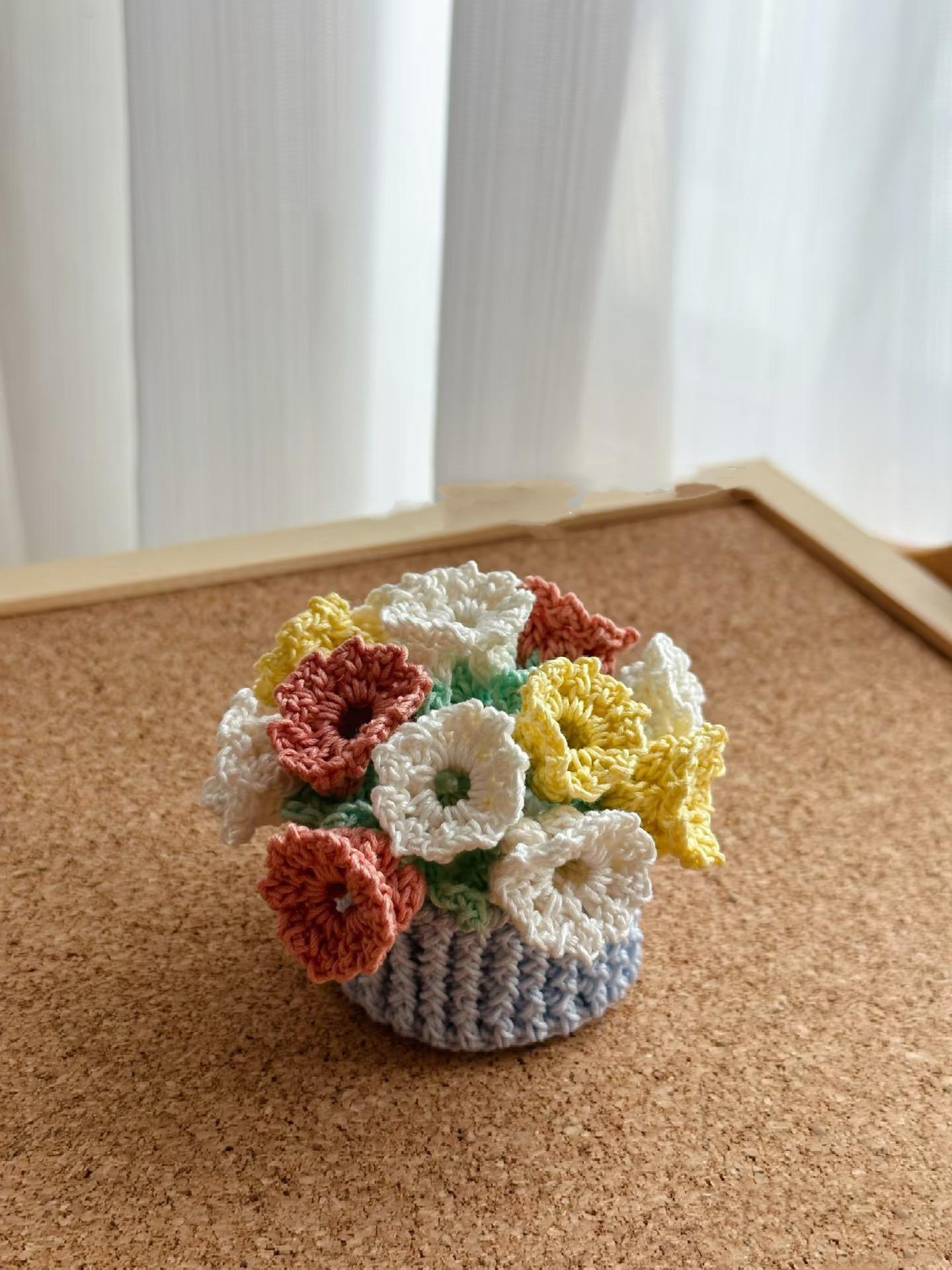 CROCHET PATTERN - Lily of the Valley Coaster Crochet Pattern, Flower Bouquet Plant Coasters ，Instant Digital Download PDF Crochet Pattern