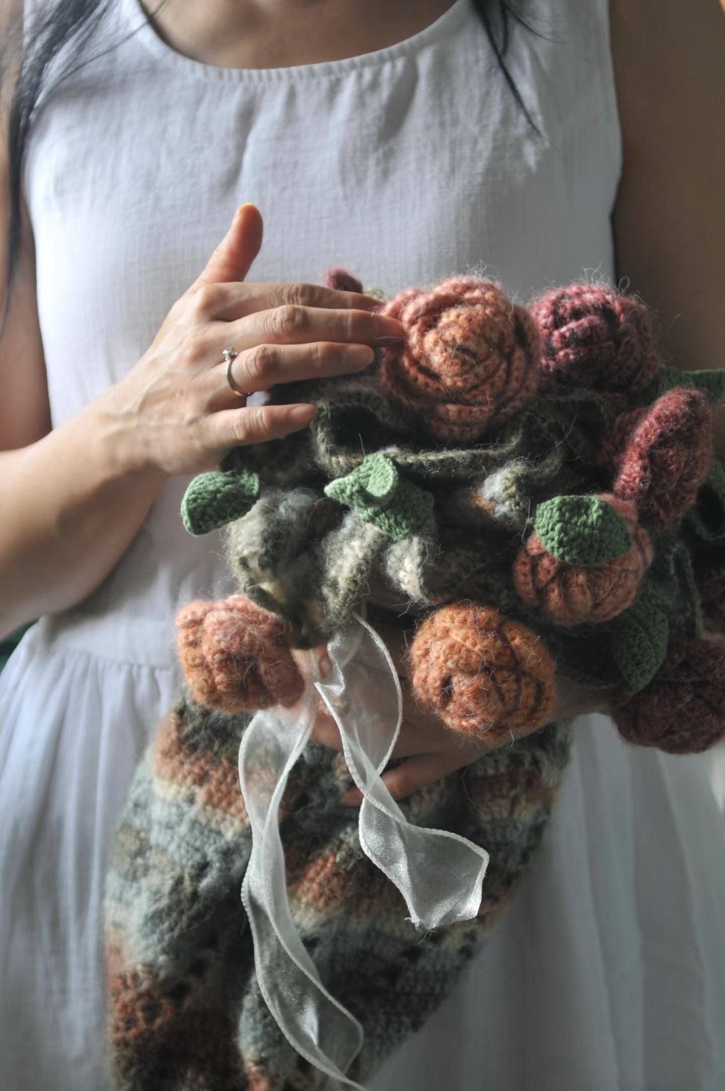 CROCHET PATTERN  -Rose Blanket Crochet Pattern, Flower Crochet, Handmade gift
