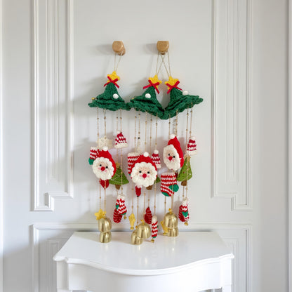 2 in 1 Crochet Pattern Christmas Hanging Ornament, Car Charm or Home Decor PDF, DIY Holiday Decoration, Best Christmas Gift