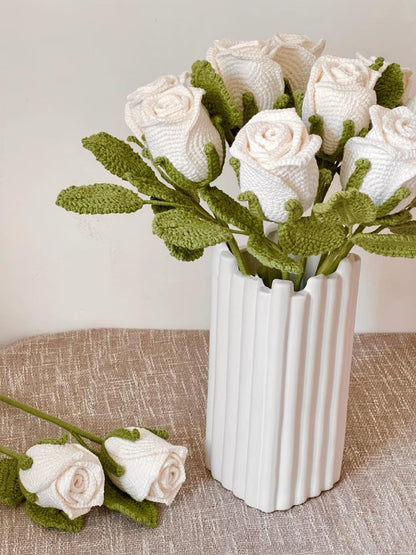 PDF Rose Flower Crochet Pattern