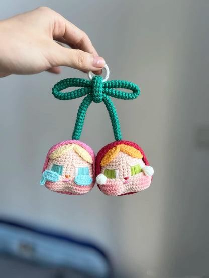 Crybaby Crochet Pattern – Cute Amigurumi Keychain PDF, Emotional Plushie Bag Charm, Kawaii Handmade Gift Idea