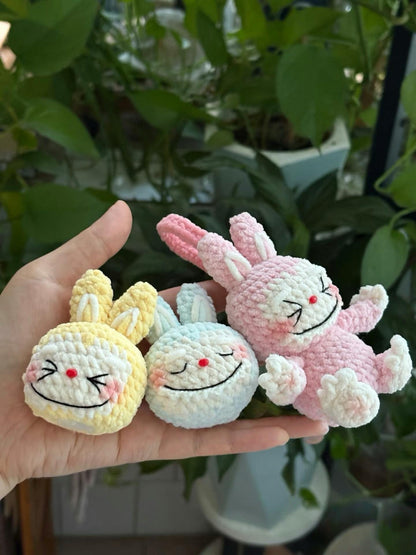 Crochet Pattern Amigurumi Labubu Bunny Doll, Cute Plush Toy PDF, DIY Crochet Tutorial, Handmade Gift for Her