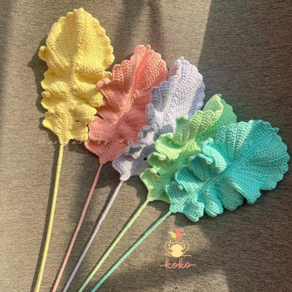 PDF Crochet Pattern, Feather leaves Crochet Pattern