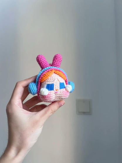 Crochet Pattern Amigurumi Crybaby Bunny Doll with Headphones, Cute Plush Toy PDF, DIY Crochet Tutorial,  Kawaii Handmade Gift Idea