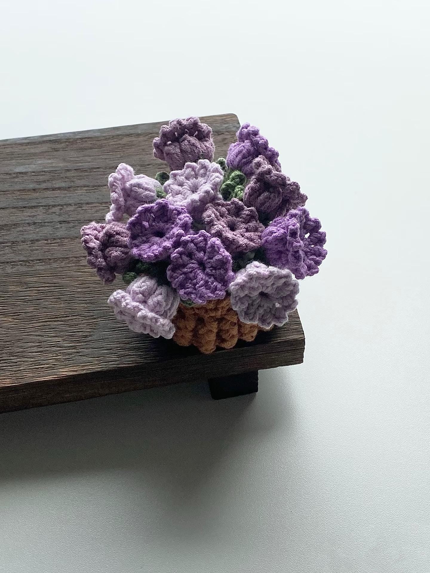 CROCHET PATTERN - Lily of the Valley Coaster Crochet Pattern, Flower Bouquet Plant Coasters ，Instant Digital Download PDF Crochet Pattern