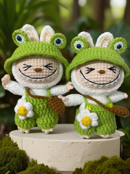 5 in 1 Labubu Doll and Outfits Crochet Pattern PDF · Cute Amigurumi Doll Pattern Bundle · Animal Soft Toy PDF for Labubu Fans and Collectors