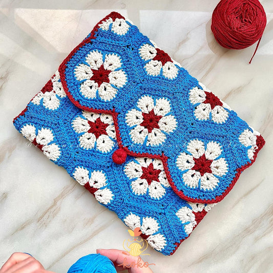 Crochet Granny Square iPad Case Pattern
