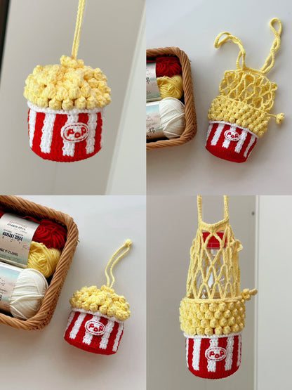 13-in-1 Crochet Water Bottle Holder Pattern Bundle, Cup Sleeve and Bag Charm Set, PDF + Video Tutorial, Kawaii Bottle Accessories