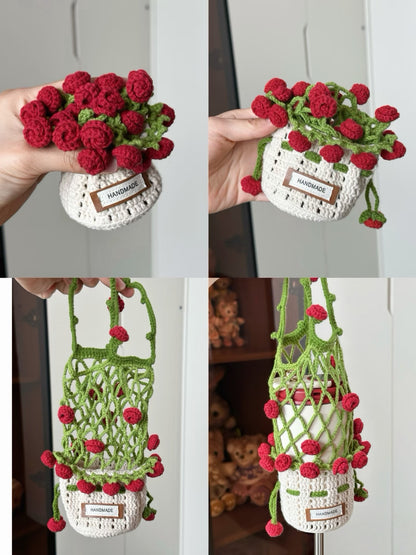 13-in-1 Crochet Water Bottle Holder Pattern Bundle, Cup Sleeve and Bag Charm Set, PDF + Video Tutorial, Kawaii Bottle Accessories
