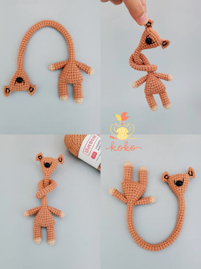10 in 1 Long Neck Animal Charm Crochet Pattern | Amigurumi Keychain(PDF + VIDEO TUTORIAL)