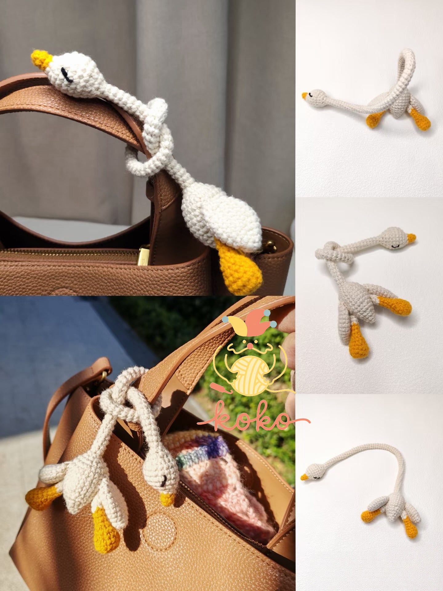 10 in 1 Long Neck Animal Charm Crochet Pattern | Amigurumi Keychain(PDF + VIDEO TUTORIAL)