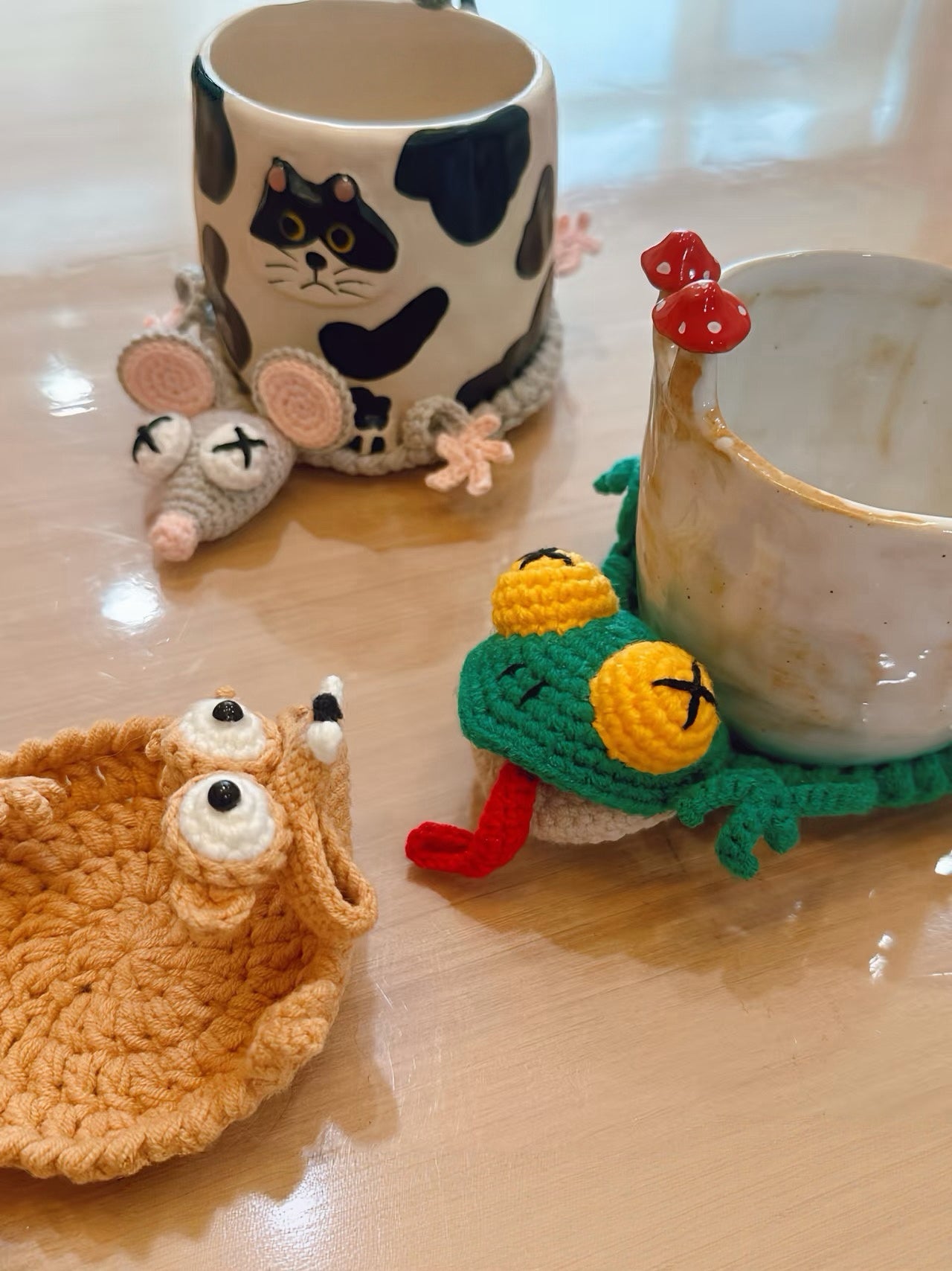 20-in-1 Animal Crochet Coaster Patterns, Mug Hugger Bundle, animals cup holder (PDF + VIDEO TUTORIAL)