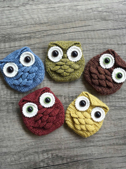 PDF Owl Pouch Crochet Pattern Instant Download, English crochet pattern,  wallet, egg bag crochet pattern