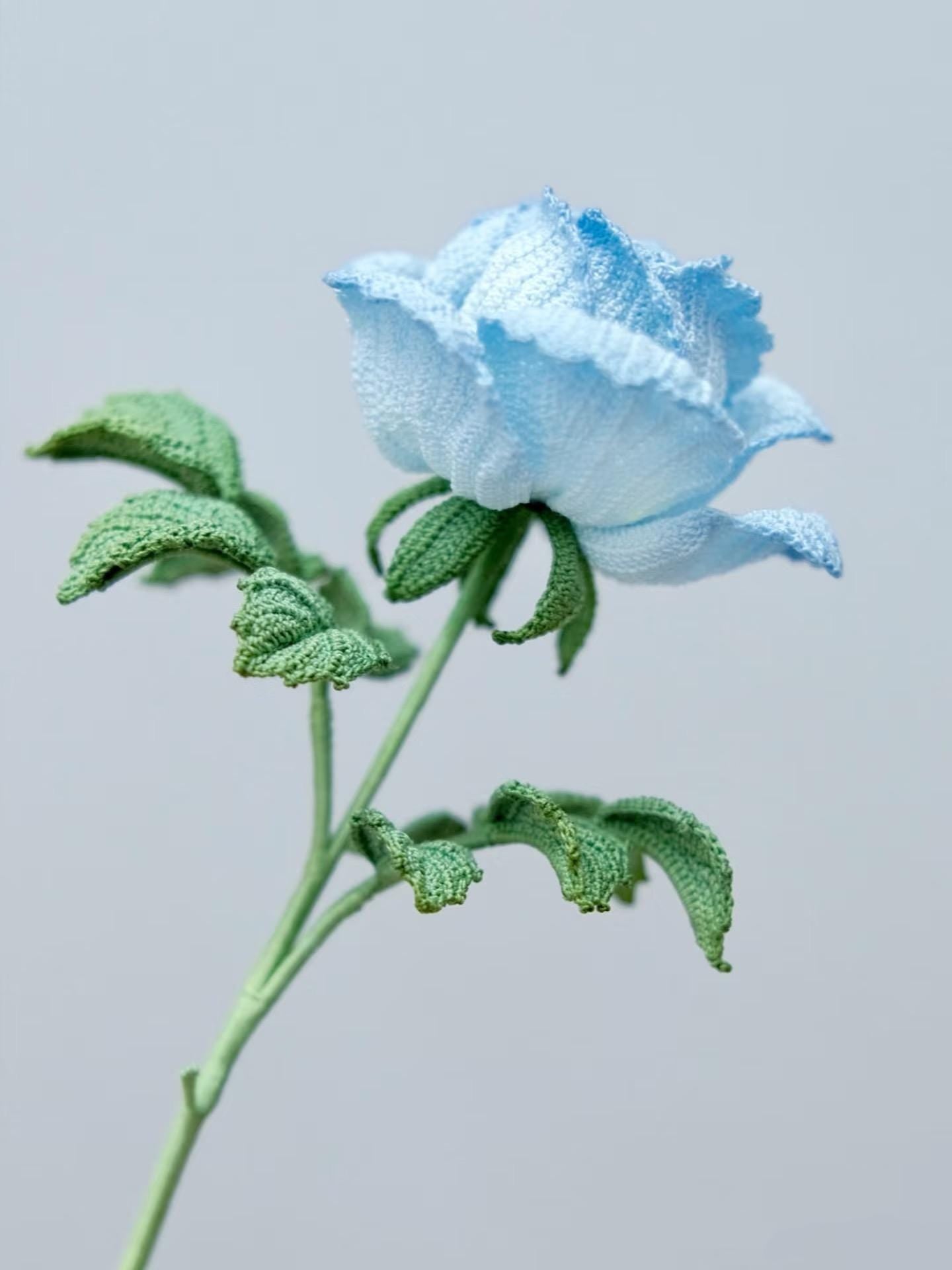 PDF Micro Rose Flower Crochet Pattern