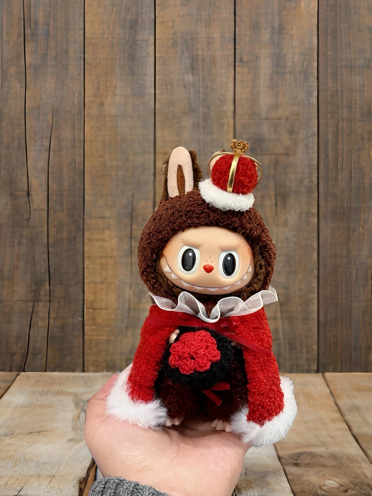 Labubu King & Queen Crochet Pattern Collection - Royal Doll Costume Set PDF, Plush Outfit DIY, Handmade Doll Wear, Fits Labubu Gen 1/2/3