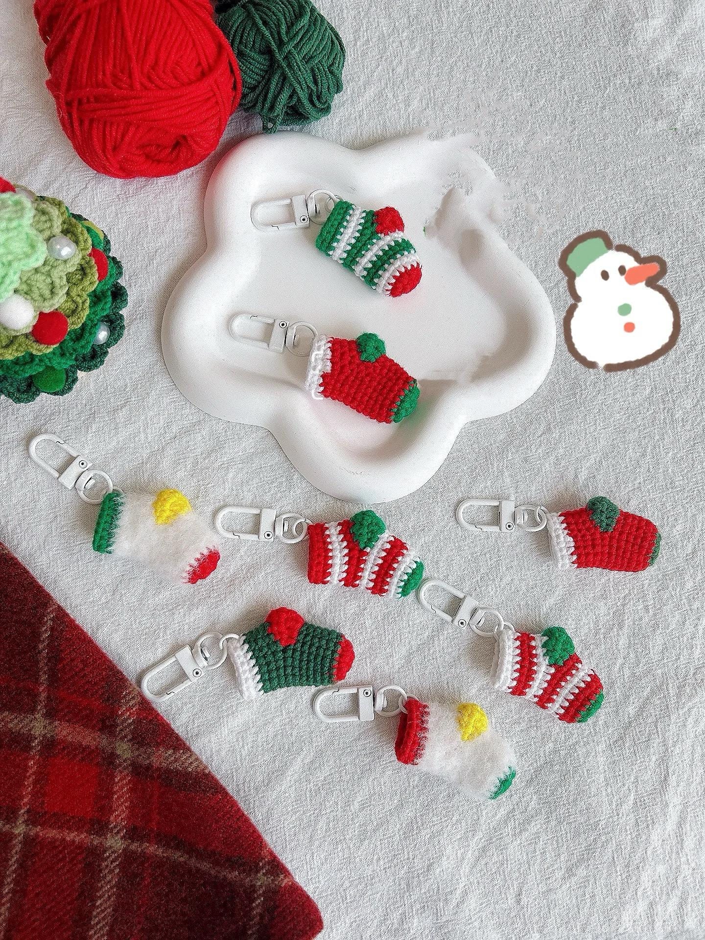 10 in 1 crochet pattern, Christmas tree + Stockings + Santa Claus + Christmas Bells + Christmas Leaves, and more,